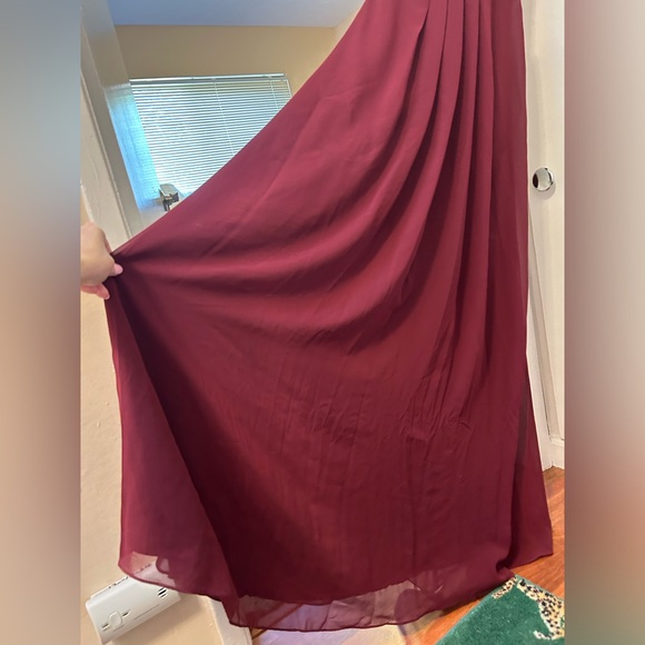 Azazie Alani (from 2022) in Cabernet color bridesmaid dress - Picture 8 of 10